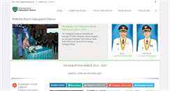 Desktop Screenshot of maroskab.go.id
